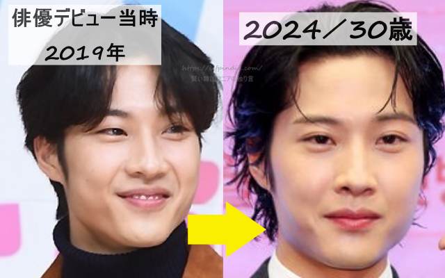 俳優デビュー当時と現在のイジョンウォンを比較